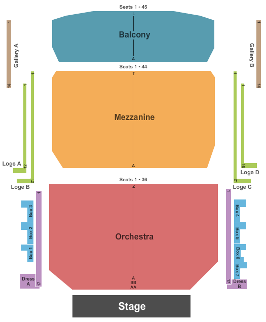 Devos Hall The Outsiders Seating Chart